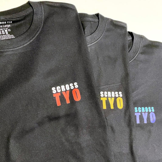 SCROSS TYO ワンポイント プリントTシャツ