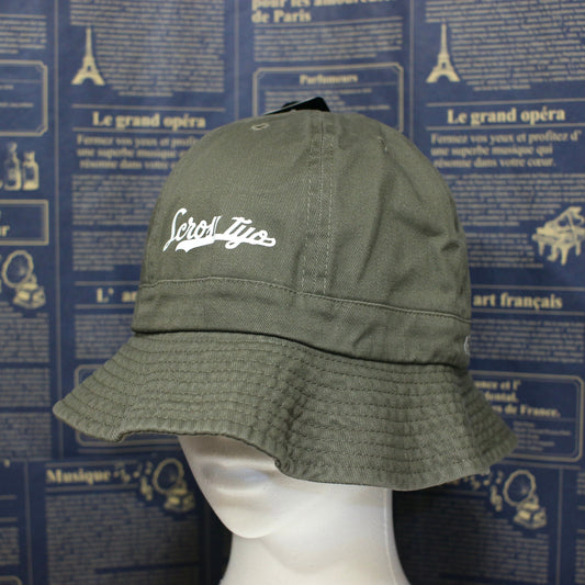 SCROSS TYO ロゴプリント 丸型バケットハット