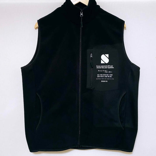 SCROSS TYO ロゴプリント マイクロフリースジャケット