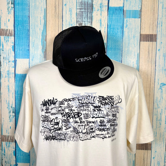 SCROSS TYO ロゴ embroidery スナップバックCAP