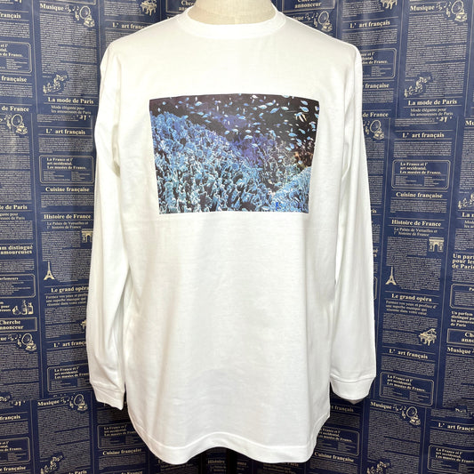 SCROSS TYO seaフォトプリント ロンT