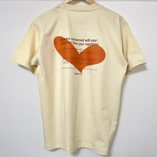 SCROSS TYO heart mark プリントTシャツ (orange)