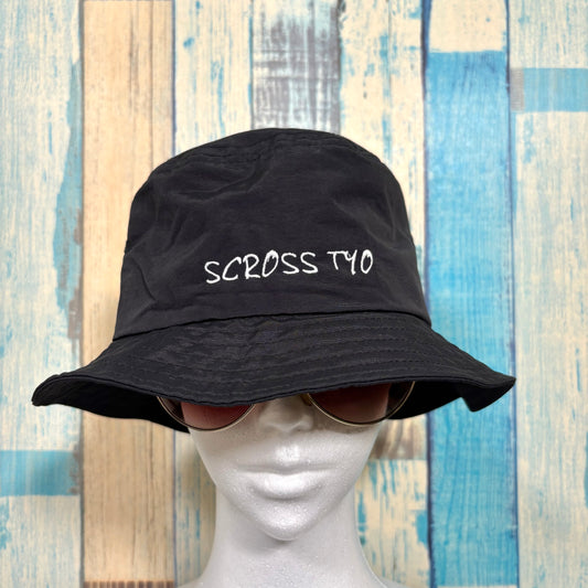 SCROSS TYO ロゴembroidery ナイロンバケットハット