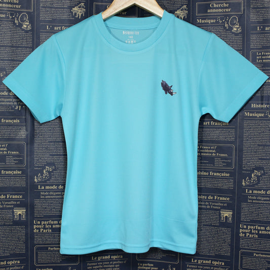 SCROSS TYO KIDS rhino プリント ドライTシャツ