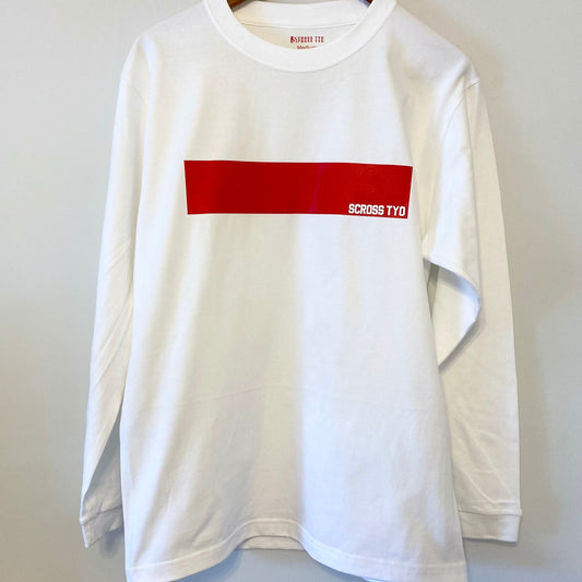 SCROSS TYO ロゴ ライン プリントTシャツ