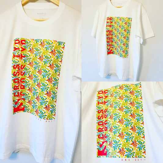 SCROSS TYO フラワーデザインシリーズ プリント Tシャツ