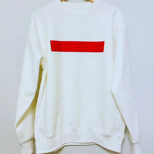 SCROSS TYO ロゴ embroidery × print 裏起毛トレーナー