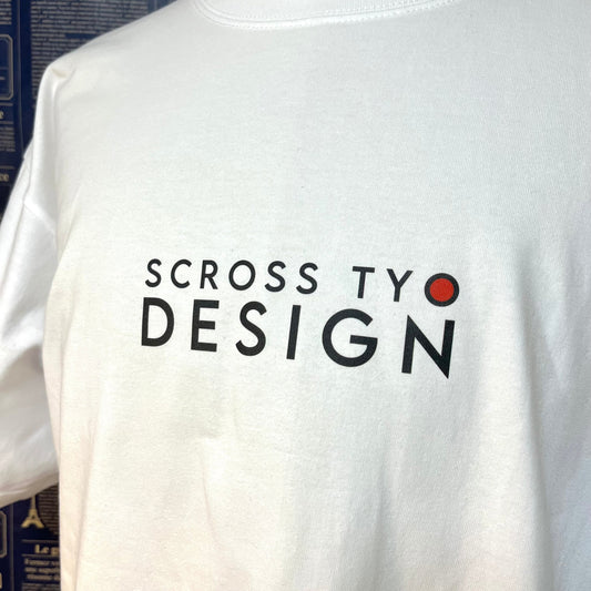 SCROSS TYO DESIGNロゴ プリントTシャツ