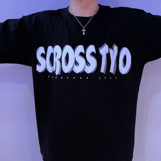 SCROSS TYO big logo(Japanese soul) プリントTシャツ