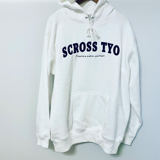 SCROSS TYO ビッグロゴ embroidery 裏起毛パーカー