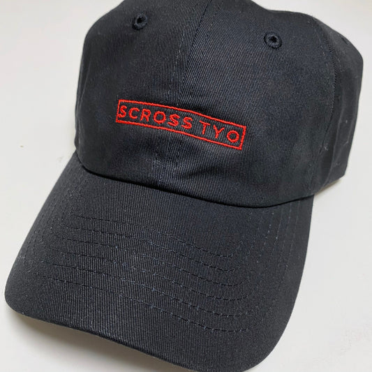 SCROSS TYO ボックスロゴ embroidery CAP