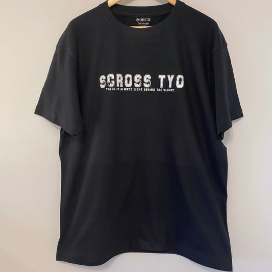 SCROSS TYO ヴィンテージロゴ プリントT シャツ