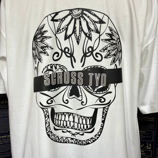 SCROSS TYO skull Ⅰ プリントTシャツ