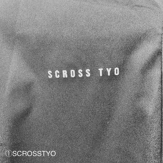 SCROSS TYO ロゴプリント ナイロン ジョガーパンツ