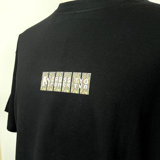 SCROSS TYO camouflage プリントTシャツ