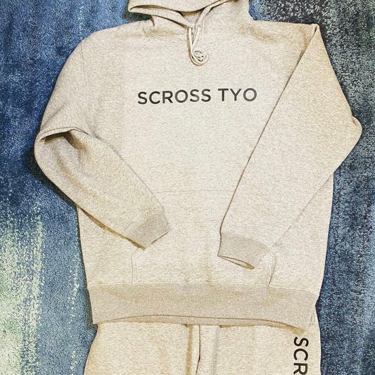 SCROSS TYO ロゴ プリント 裏起毛 パーカーandスウェットパンツ【セットアップ商品】