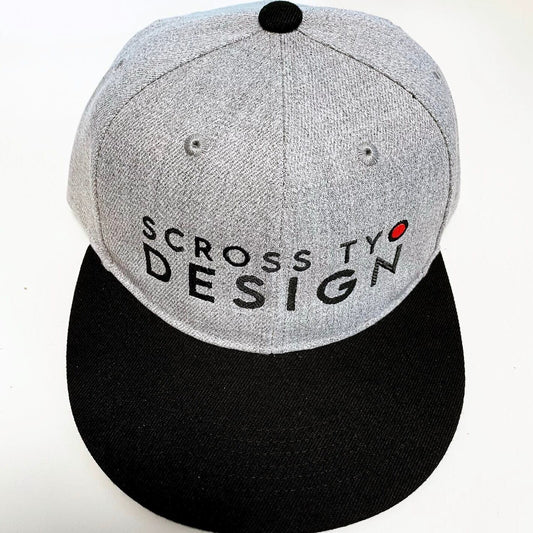 SCROSS TYO DESIGNロゴ Embroidery スナップバック バイカラーCAP