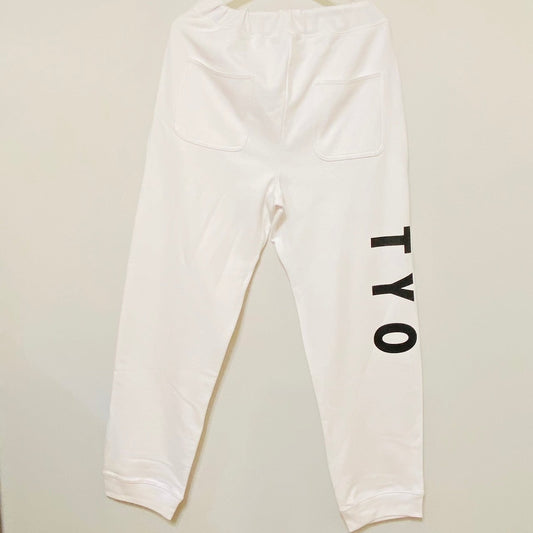 SCROSSTYO ビッグロゴ プリント 裏パイルスウェットパンツ