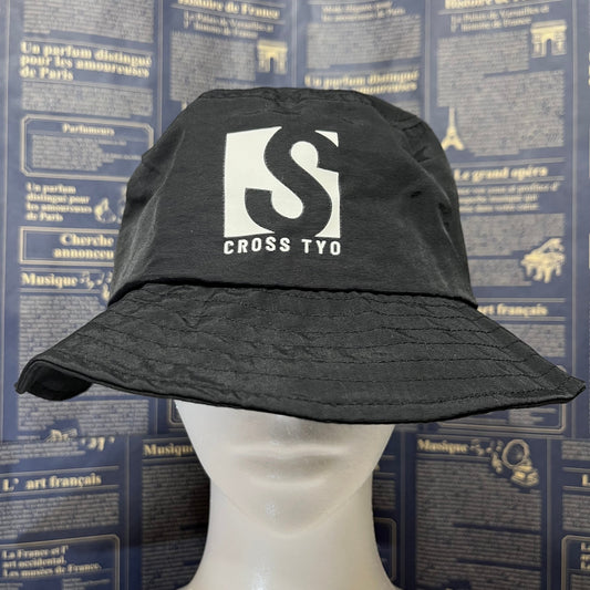 SCROSS TYO ロゴプリント ナイロンバケットハット