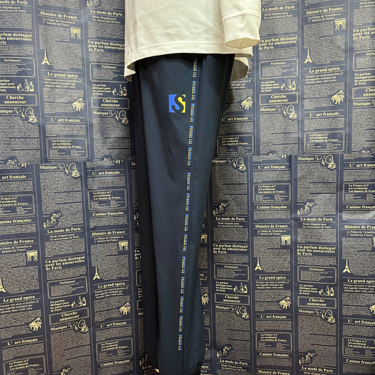 SCROSS TYO ロゴプリント ナイロン ジョガーパンツ *在庫残りわずか