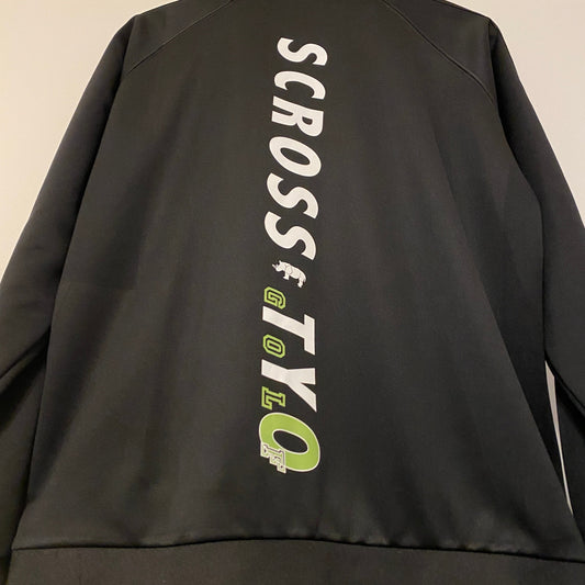 SCROSS TYO GOLF バイカラーロゴ プリント ジャージ