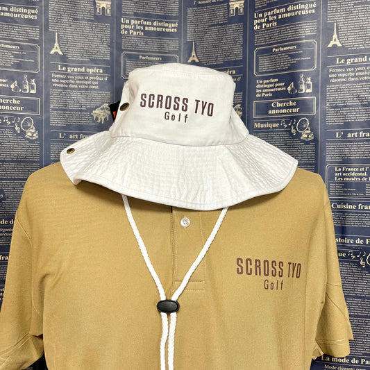 SCROSS TYO GOLF ロゴプリント バケットハット