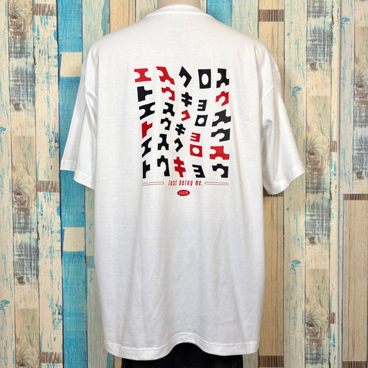 SCROSS TYO カタカナ ロゴプリントTシャツ