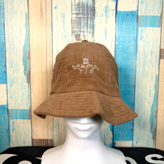 SCROSS TYO ロゴ Embroidery コーデュロイ バケットハット