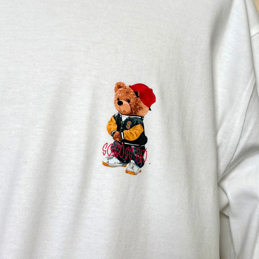 SCROSS TYO bear(CAP)ワンポイント プリントTシャツ