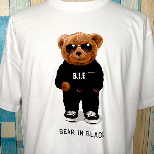 SCROSS TYO bear(sunglass)プリント Tシャツ