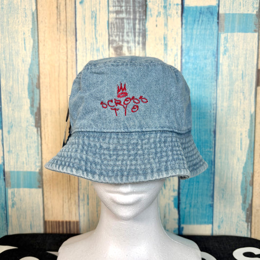 SCROSS TYO ロゴ Embroidery デニム バケットハット