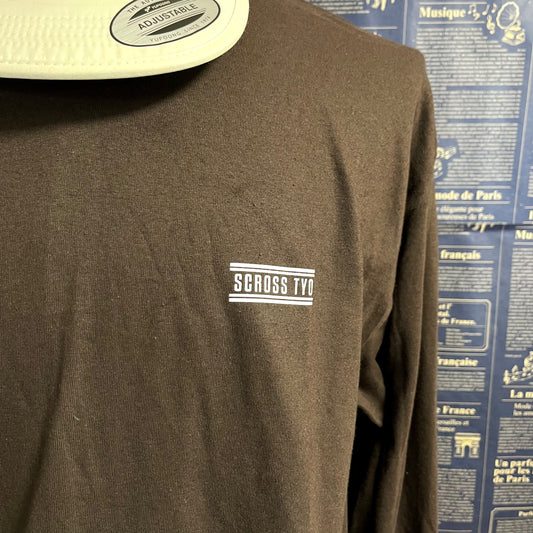 SCROSS TYO ワンポイント ロゴプリント ロンT