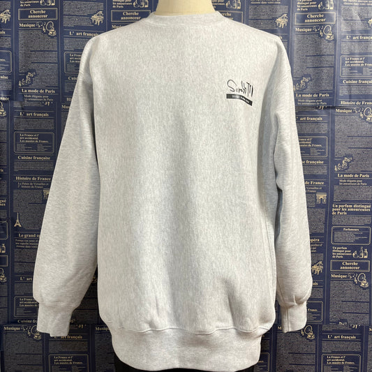 SCROSS TYO ラジカセ プリント 裏起毛トレーナー