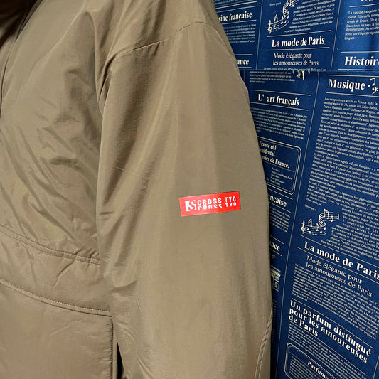 SCROSS TYO ボックスロゴ ワンポイント 中綿ジャケット