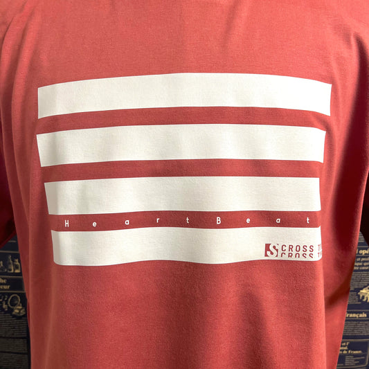 SCROSS TYO heart beat プリントTシャツ