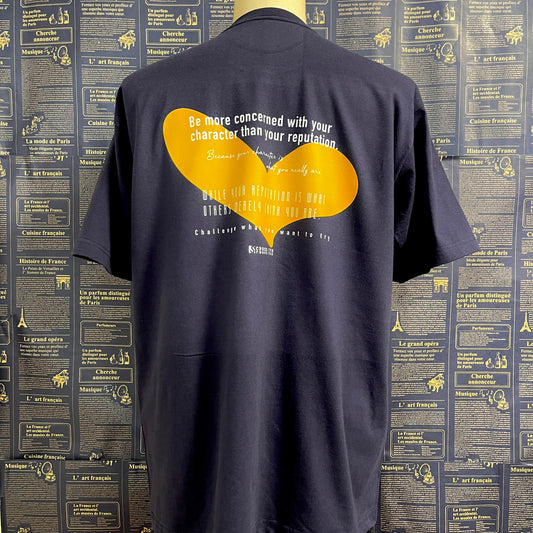 SCROSS TYO heart mark プリントTシャツ (orange)