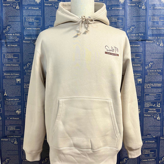 SCROSS TYO ラジカセ プリント 裏起毛パーカー