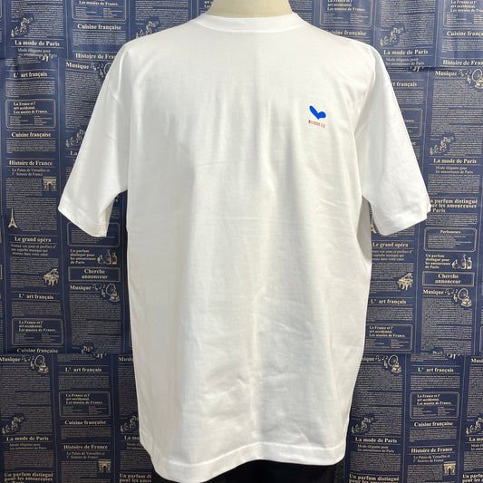 SCROSS TYO heart mark プリントTシャツ (blue)