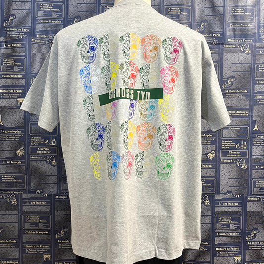 SCROSS TYO skull Ⅲ プリントTシャツ