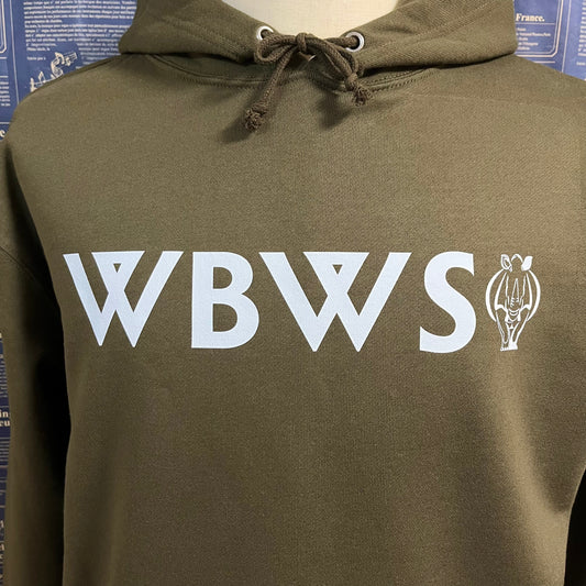 SCROSS TYO × WBWS ロゴ プリント パーカー