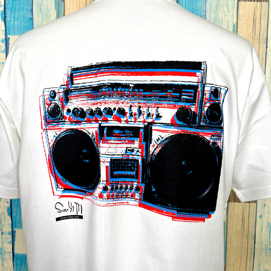 SCROSS TYO ラジカセ Ⅱ プリントTシャツ