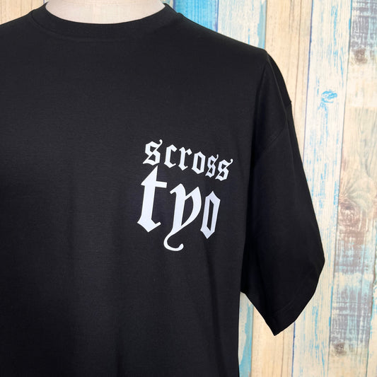 SCROSS TYO ロゴプリント ボックスTシャツ 6.5オンス〈premium〉