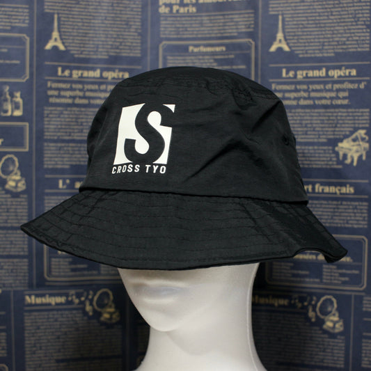 SCROSS TYO ロゴプリント ナイロンバケットハット