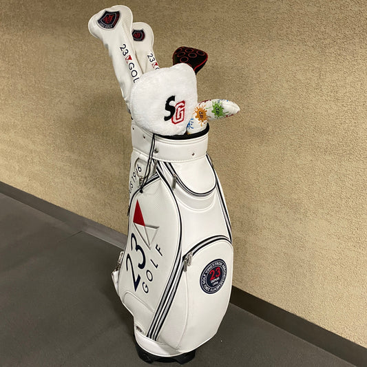 SCROS TYO GOLF バイカラーロゴ embroidery アイアンフード(カバー)