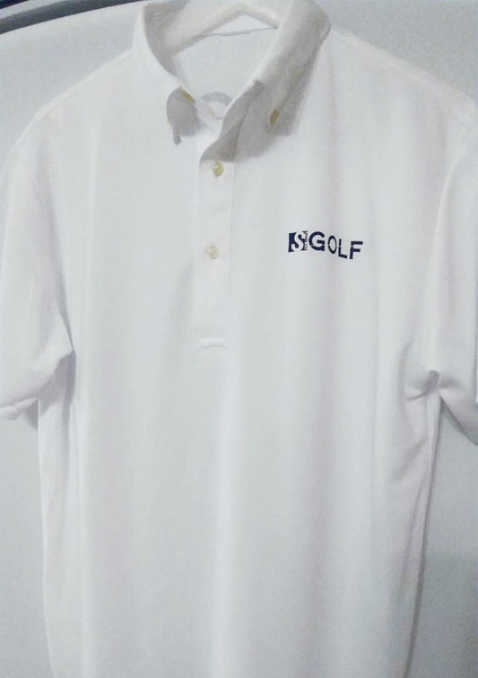 SCORSS TYO GOLF ロゴ プリント ポロシャツ