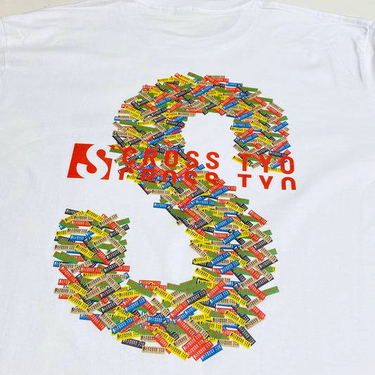 SCROSS TYO  sticker ロゴ プリントTシャツ