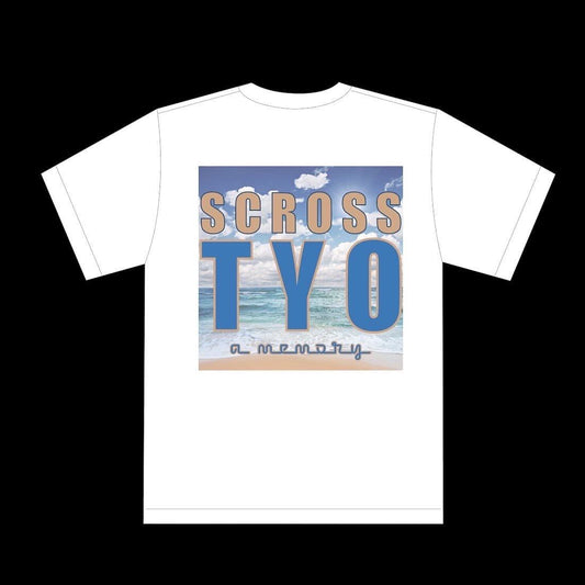 SCROSS TYO summer_memory ロゴ プリントTシャツ