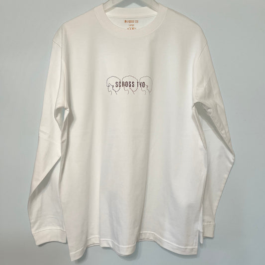 SCROSS TYO afro hair プリント ロンT