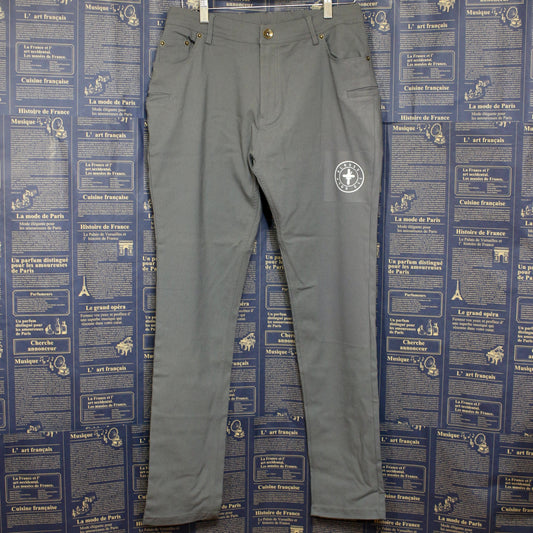 SCROS STYO GOLF cross ロゴプリント ジョガーパンツ