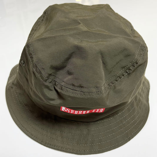 SCROSS TYO ロゴプリント ナイロン バケットハット